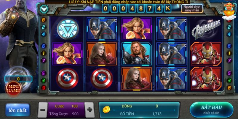 Luật chơi nổ hũ Avengers chung